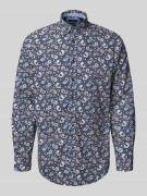 Christian Berg Men Regular Fit Freizeithemd aus reiner Baumwolle mit K...