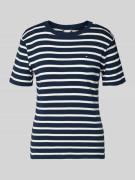 Tommy Hilfiger Slim Fit T-Shirt aus reiner Baumwolle in Marine, Größe ...