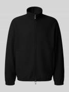 Emporio Armani Sweatjacke mit Reißverschluss in Black, Größe S