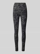 Street One Slim Fit Leggings mit Baumwoll-Anteil in Anthrazit, Größe 4...