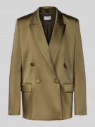 Jake*s Cocktail Cocktailjacke mit Reverskragen und Pattentaschen in Ol...