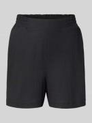 Tom Tailor Denim Relaxed Fit Shorts mit Strukturmuster in Black, Größe...