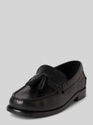 Tommy Hilfiger Loafer aus echtem Leder mit Quaste in Black, Größe 40