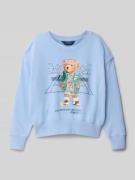 Polo Ralph Lauren Teens Sweatshirt mit Label-Motiv-Print in Bleu, Größ...