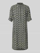 Betty Barclay Knielanges Hemdblusenkleid aus Viskose in Marine, Größe ...