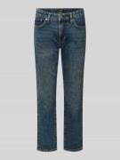 Lauren Ralph Lauren Straight Fit Jeans im Used-Look in Jeansblau, Größ...
