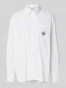 Polo Ralph Lauren Oversized Hemdbluse mit Brusttasche in Weiss, Größe ...