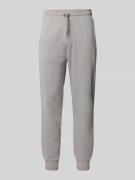 BOSS Regular Fit Sweatpants aus Baumwoll-Mix in Hellgrau, Größe XXL