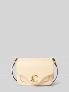 Coccinelle Handtasche mit Label-Detail in Hellgelb, Größe 1