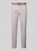 MCNEAL Slim Fit Hose mit Gürtel in Hazel, Größe 102
