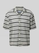JAKE*S STUDIO MEN Relaxed Fit Kurzarmhemd mit Bio-Baumwoll-Anteil in C...