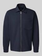 MCNEAL Regular Fit Hemdjacke mit Brusttasche in Marine, Größe L