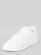 Tommy Hilfiger Low Top Sneaker aus echtem Leder in Weiss, Größe 41