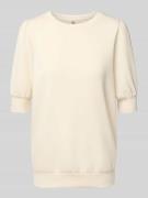 Soyaconcept Sweatshirt mit gerippten Abschlüssen Modell 'BANU' in Offw...