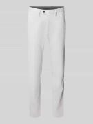Christian Berg Men Regular Fit Chino mit Gesäßtaschen in Hellgrau, Grö...