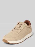 Tommy Hilfiger Low Top Sneaker aus echtem Velours-Leder in Beige, Größ...