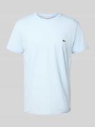 Lacoste Regular Fit T-Shirt aus reiner Baumwolle in Hellblau, Größe M