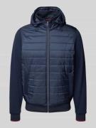 Christian Berg Men Sweatjacke mit Kapuze in Marine, Größe 3XL