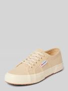 Superga Sneaker mit Schnürverschluss in Beige, Größe 37