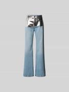 Rabanne Jeans mit Zierbesatz in metallic in Jeansblau, Größe L/XL