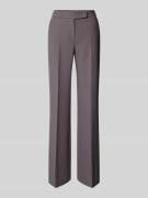 Windsor Straight Leg Anzughose mit Bügelfalten in Purple, Größe 34