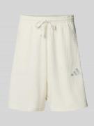 adidas Sportswear Shorts mit Strukturmuster und Label-Stitching in Off...
