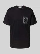Replay T-Shirt mit Rundhalsausschnitt in Black, Größe L