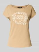 Lauren Ralph Lauren T-Shirt mit geripptem U-Boot-Ausschnitt Modell 'GR...