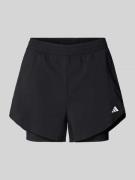 adidas Sportswear Loose Fit Shorts im Double-Layer-Look in Black, Größ...