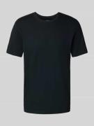 Superdry T-Shirt mit geripptem Rundhalsausschnitt in Black, Größe L
