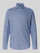 SEIDENSTICKER Slim Fit Business-Hemd mit Kentkragen in Royal, Größe 39