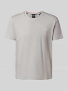 BOSS Regular Fit T-Shirt aus Baumwoll-Elasthan-Mix in Hellgrau, Größe ...