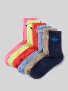 adidas Originals Socken mit Label-Print im 6er-Pack in Beige, Größe 35...