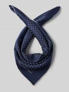 Lauren Ralph Lauren Seidenschal mit Logo-Print Modell 'DOT' in Marine,...