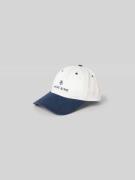 Anine Bing Basecap mit Label-Stitching in Ecru, Größe 1