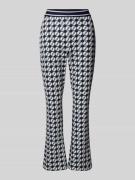 Marc Cain Feminine Fit Hose im Allover-Look mit elastischem Bund in Ma...