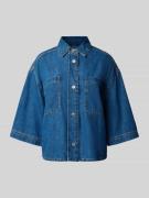 Weekend Max Mara Boxy Fit Jeansbluse aus reiner Baumwolle Modell 'ENZA...