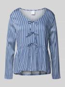 CCDK Copenhagen Regular Fit Bluse mit Zierschleifen Modell 'Bea' in Bl...