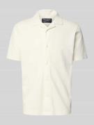 Marc O'Polo Regular Fit Freizeithemd aus Baumwoll-Mix in Offwhite, Grö...