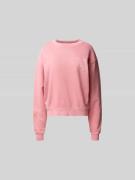 Closed Sweatshirt mit Logo-Print in Pink, Größe M