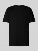 ARMANI EXCHANGE T-Shirt mit geripptem Rundhalsausschnitt in Black, Grö...