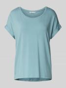 Only Relaxed Fit T-Shirt aus Viskose-Mix Modell 'MOSTER' in Ocean, Grö...