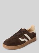 Gant Sneaker aus Leder mit Schnürung Modell 'Cuzima' in Dunkelbraun, G...