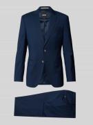 BOSS Regular Fit Anzug aus reiner Schurwolle in Marine, Größe 46