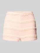 Vero Moda Regular Fit Shorts aus Baumwoll-Mix Modell 'COCO' in Rosa, G...