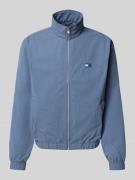 Tommy Jeans Regular Fit Blouson mit Stehkragen in Jeansblau, Größe L