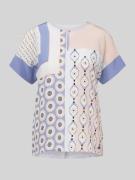 Marc Cain Regular Fit Bluse aus Viskose-Mix mit Schlüssellochausschnit...