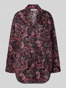 Christian Berg Woman Pyjama-Oberteil mit Knopfleiste in Black, Größe L