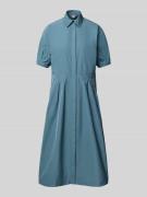 MM Leicht ausgestelltes Hemdblusenkleid mit verdeckter Knopfleiste Mod...