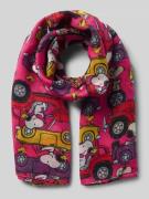 Codello Schal im Allover-Look in Rot, Größe 1